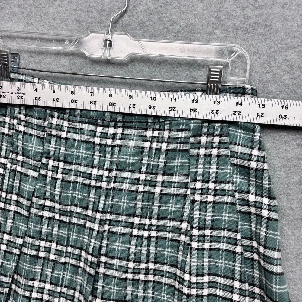 Hollister Ultra High Rise Plaid Skirt Y2K Sz M‎ School Girl Grunge Indie Twee